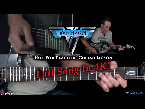 Van Halen - Hot For Teacher Guitar Lesson (FULL SONG)