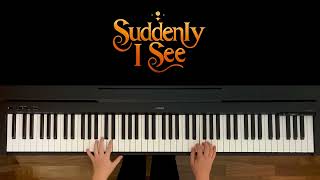 KT Tunstall - Suddenly I See | piano cover | sheet music | ноты