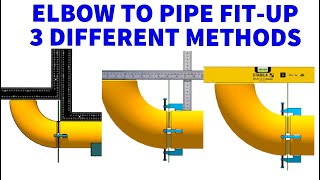 3 different ways to fit up an Elbow to a Pipe