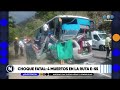 Choque fatal: 4 muertos en la ruta E-55