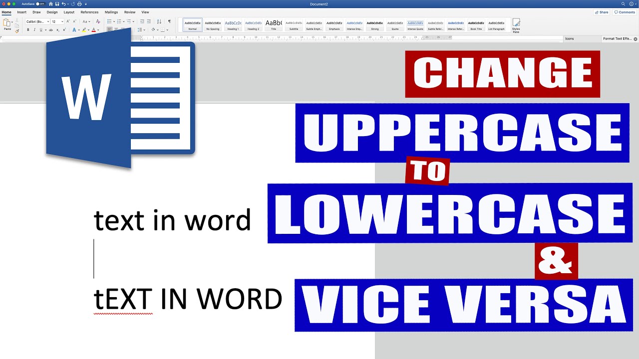 how to change case in word 10