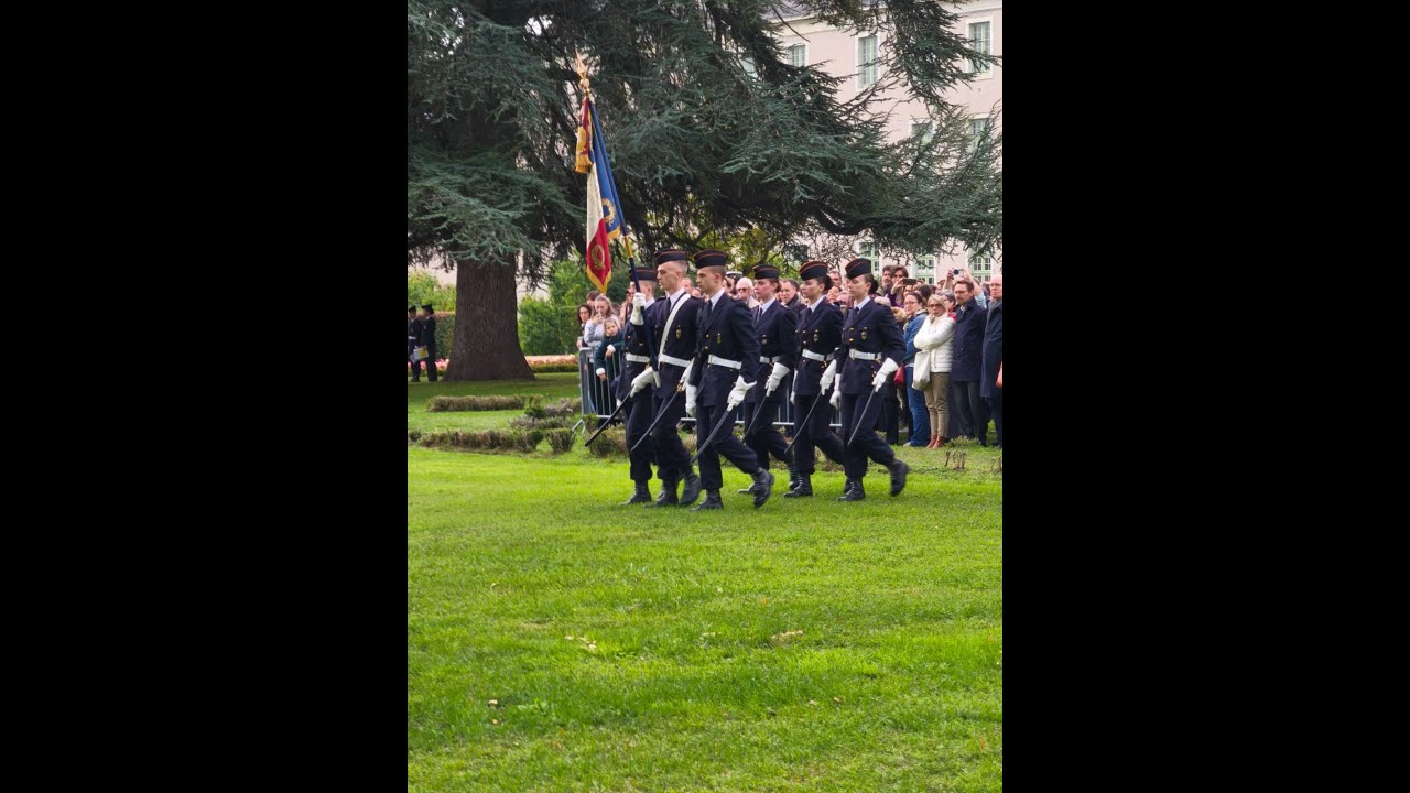 Présentation au drapeau 2025 Prytanée national militaire, la Flèche