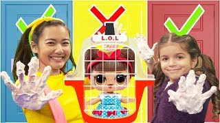 Don't Pick The Wrong Door | LOL Surprise Doll House Locked in Toy Store Jail