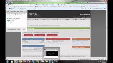 MBT Metatrader 4: Demo Account Creation (Free EXN or Pay for Limits on MT4)