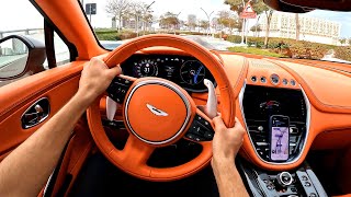 Driving an ORANGE Aston Martin DBX707 | POV Review