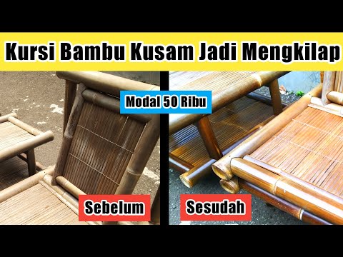Cara Mengkilapkan Meja Kursi Bambu Yang Kusam