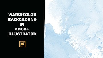 Watercolor background in Adobe Illustrator. How to use watercolor brushes by @jentevaart