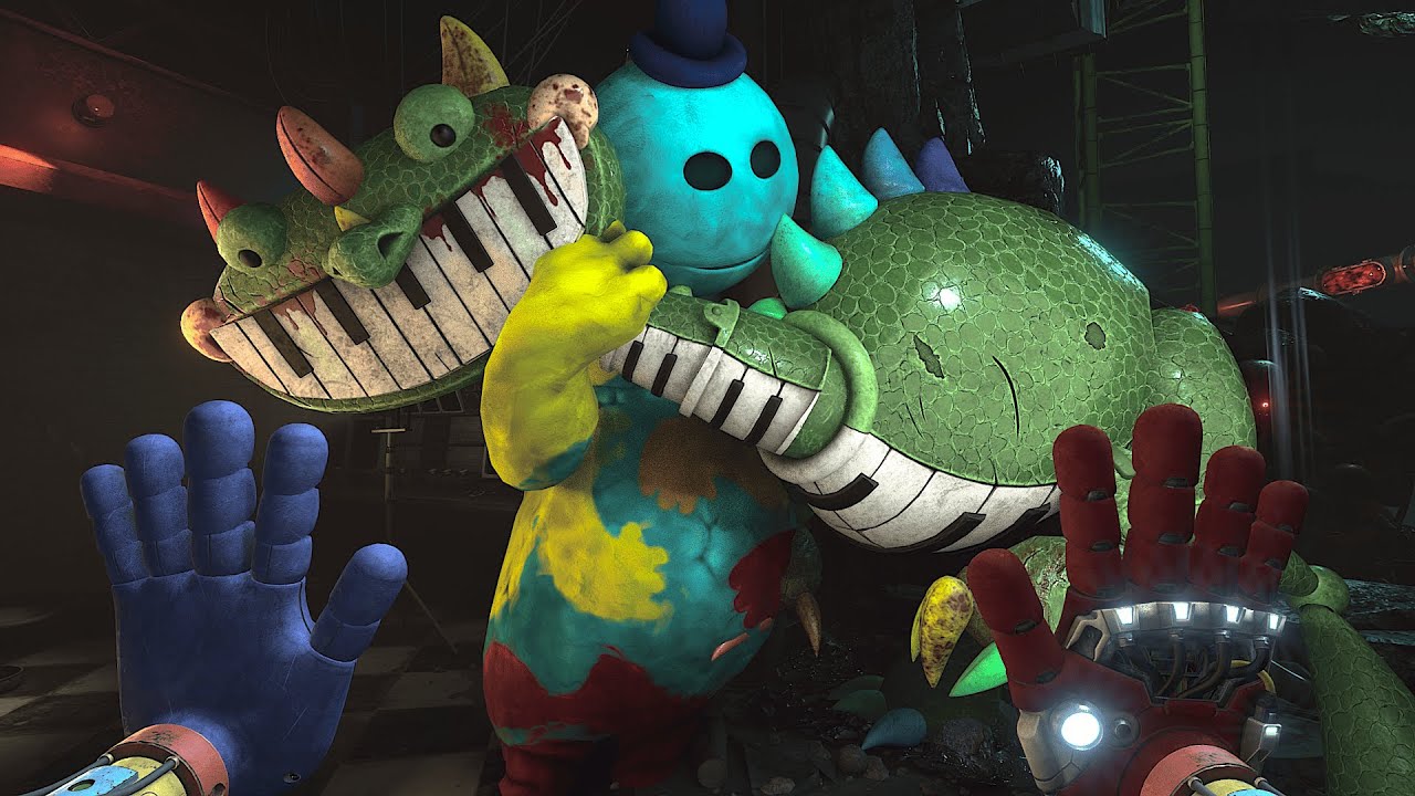 What if DOEY Meets with PIANOSAURUS (secret scene) - Poppy