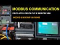 ⚡Modbus Communication Data MODRD and MODWR in Delta Vfd to Delta Plc and Weintek Hmi | Urdu / Hindi