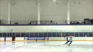 Double flip double toe loop combo