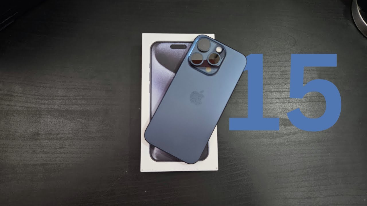 Unboxing Brand New iPhone 15 Pro Blue Titanium & iPhone 15 Pro Max in  Natural Titanium. which color do you prefer ? Video credit 🎥…