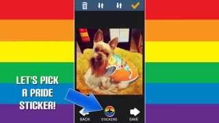 Free Pride Stickers App for iPhone & iPad from Appsolute Madness screenshot 5