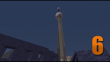 Minecraft Monuments Episode 6: CN Tower and Brooklyn Bridge