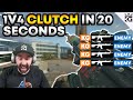 1v4 Clutch in 20 Seconds! Rainbow Six Siege