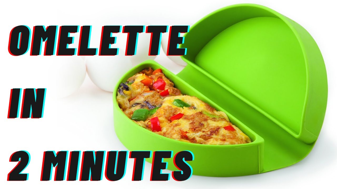 Rapid Egg Cooker, Microwave Scrambled Eggs & Omelettes in 2 Minutes, Perfec