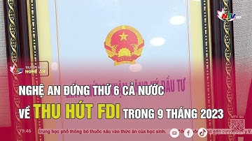 Nghệ An đứng thứ 6 cả nước về thu hút FDI trong 9 tháng 2023
