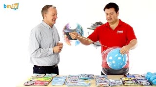 How to inflate Bubble balloons & tie a Deco Bubble: With Mark Drury from Qualatex  BMTV 59