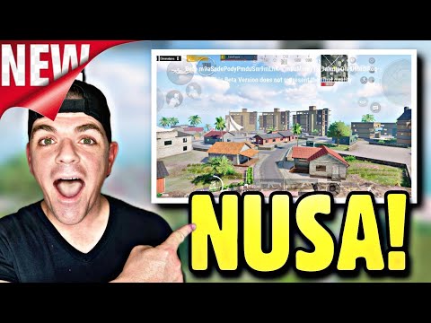 FIRST LOOK AT NUSA - NEW MAP in PUBG Mobile!! (update 2.2)