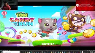 Let's Play Talking Tom Candy Run Yuzu #EA Nintendo Switch Test Fun Run screenshot 1