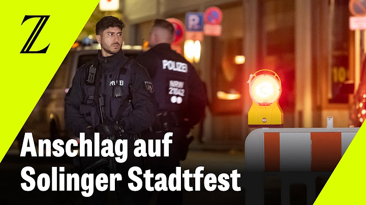 Polizei fahndet mit Großaufgebot nach Täter von Solingen