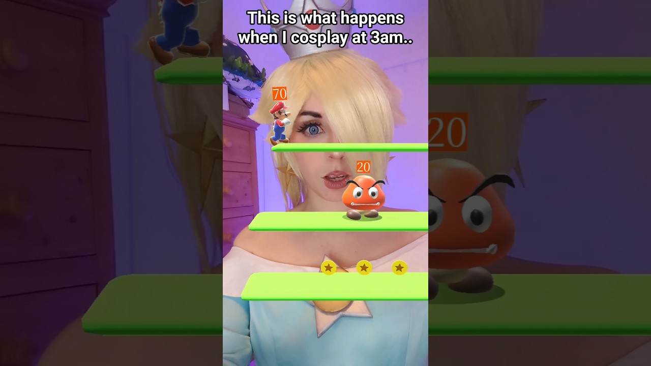 Rosalina the epic gamer #mario #rosalina #cosplay #comiccon #mariomovie #funny #gaming