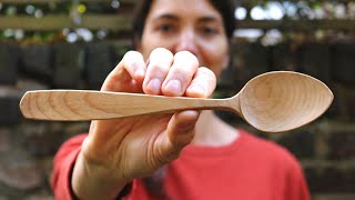 How To Carve A Traditional Romanian Spoon - Andreea Grad