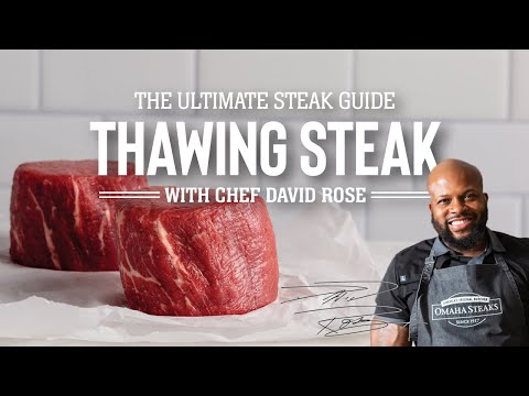 How to Thaw Frozen Steak with Chef David Rose - The Ultimate Steak Guide