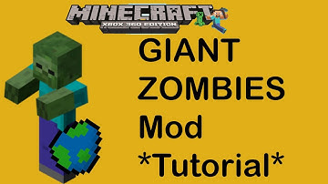 Minecraft Xbox 360 - Giant Zombie Mod (Tutorial)