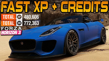 Forza Horizon 3 FASTEST XP & CREDITS! (500k XP and 1M+ CR per hour)