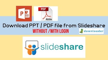 Download PPT / PDF file from #Slideshare - Tagalog tutorial