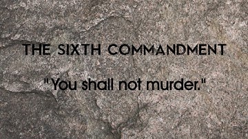 SIXTH COMMANDMENT Wise and Innocent
