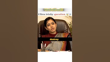 Ultra tricky question 🤯💀 |  UPSC INTERVIEW #shorts
