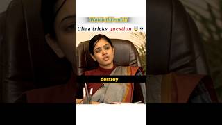 Ultra Tricky Question Upsc Interview