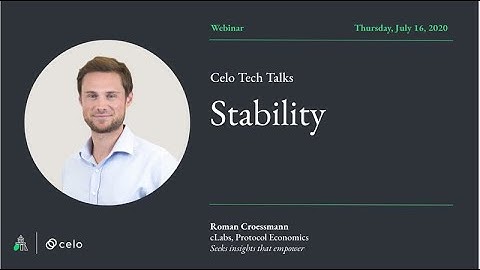 Celo Stability Protocol Walkthrough