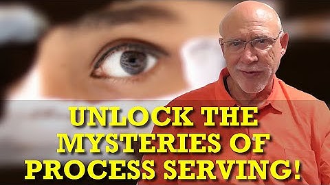 🛑Secrets of Being a Process Server Revealed! Private Investigator Training Video