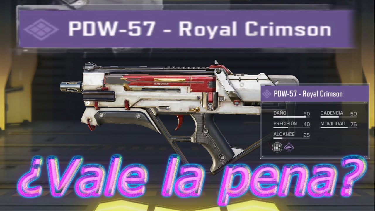 Pdw 57 Royal Crimson Vale La Pena Comprarla Youtube