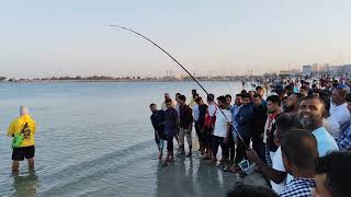 Big crowd at Beach front on Friday