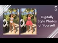 Digitally style photos of yourself in any outfit