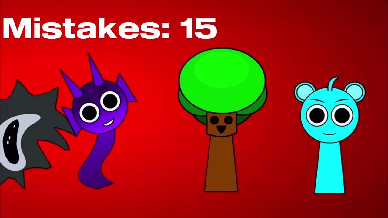 All mistakes of sprunki phase 3 song by benjixscarlett