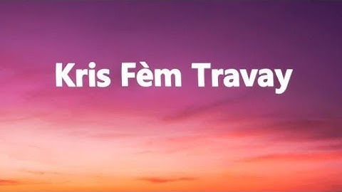 SENYE MWEN  VA YON TEMWEN (LYRICS) (feat. Mike Lee Elminis) - Joy Clerf Derisier (Kris Fè m Travay)