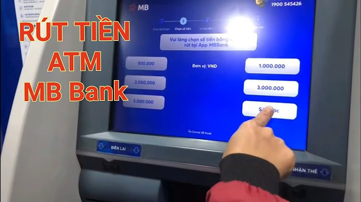 Ngân hàng nào nộp tiền tại cây atm