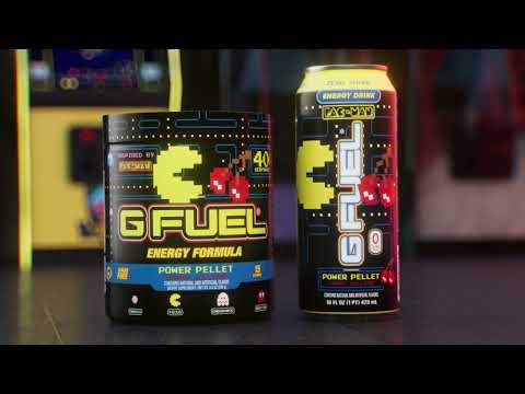 PAC-MAN Power Pellet Energy Drink from G FUEL