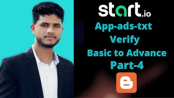 How To Verify Start io App Ads txt file with Blogger Website