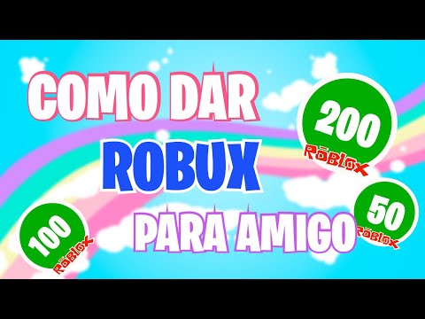 Como Doar Robux Para Seus Amigos Detalhado 2020 Roblox Youtube - como dar robux para seus amigos