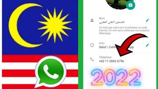 طريقة تفعيل رقم ماليزيا 🇲🇾+60 في دقيقة واحدة على تلكرم و تطبيق واتساب 2022