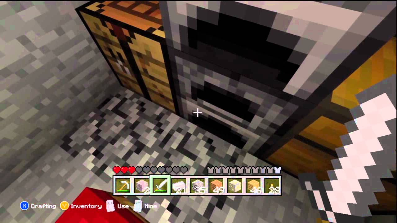 XBOX Minecraft: Dual Survival Lets Play Ep. 3 - Caving - YouTube