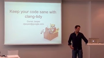 Keep your code sane with clang-tidy - Daniel Jasper - Meeting C++ 2015 Lightning Talks