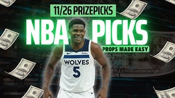 11/26 NBA PRIZEPICKS LOCKS / THANKSGIVING GIVEAWAY!