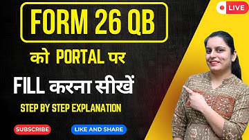 Form 26QB Online Filing 2025 | Step-by-Step TDS Payment for Property Buyers
