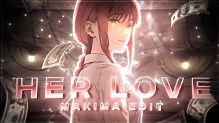 CHAINSAW MAN ❤️ Makima - Her Love [ AMV/EDIT ] Collab + free clips ( alight motion)📲